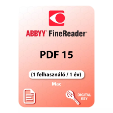 Abbyy FineReader PDF 15 (1 felhasználó / 1 év) (Mac) (Elektronikus licenc) irodai és számlázóprogram