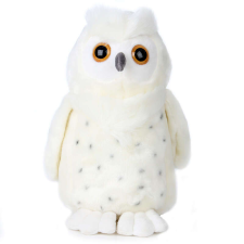  Abélia - Plüss hóbagoly 15cm #fehér plüssfigura