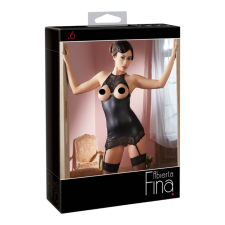Abierta Fina - merész csillogás - miniruha (fekete) body