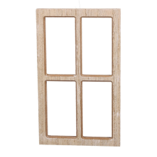  Ablak keret fa natúr 14x23cm dekorációs kellék