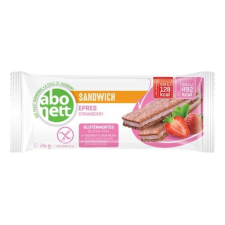 Abonett Extrudált kenyér ABONETT Sandwich epres gluténmentes 26g gluténmentes termék