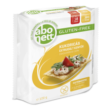  Abonett Extrudált kenyér, gluténmentes kukoricás (100 g) reform élelmiszer