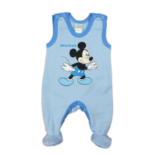 ABR Belül bolyhos ujjatlan pamut rugi - Kék - Mickey egér (56) rugdalózó