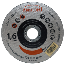 Abraboro Chili fémvágókorong 230x2,5x22,23 mm (10db/csomag) csiszolókorong és vágókorong