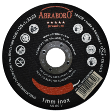 Abraboro Chili inox Premium fémvágókorong 125x1,6x22,23 mm (25db/csomag) csiszolókorong és vágókorong