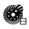 Abraboro gyémánt betoncsiszoló 115x22,2 mm Turbo (1db/csomag)