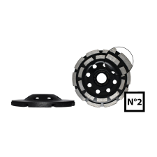 Abraboro gyémántszemcsés betoncsiszoló 115x22,2 mm (No.2) (1db/csomag) csiszolókorong és vágókorong