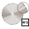 Abraboro gyémánttárcsa kombo 230x2,6x22,23 mm (No.3) (1db/csomag)