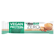 ABSOBAR ZERO 40g - Mogyoróvaj - vegán fehérjeszelet vitamin és táplálékkiegészítő