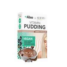 AbsoRice Abso x Alexy Vivien Vitamin Pudding - Vegán puding (450 g, Dupla Csokoládé) reform élelmiszer