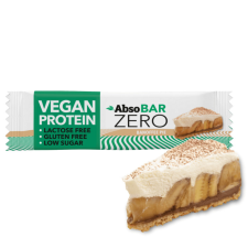 AbsoRice AbsoBAR ZERO 40g - Banoffee Pie - vegán fehérjeszelet reform élelmiszer
