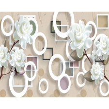  Absztrakt virágos tapéta4, 350 x 250 cm tapéta, díszléc és más dekoráció