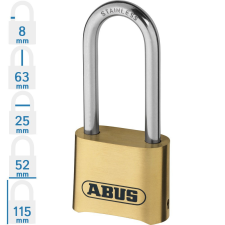 Abus 180IB/50 HB63 hosszúkengyelű számzáras biztonsági lakat lakat