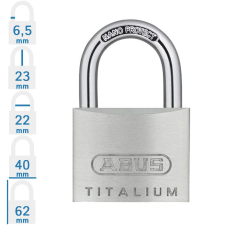 Abus 64TI/40 KA6412 egységkulcsos lakat lakat