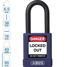 Abus 74/40 KA - Egységkulcsos lakat (Több lakat azonos kulccsal) - Lila - 590061 lakat