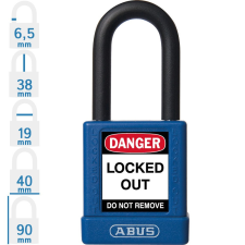 Abus 74/40 LOTO munkavédelmi kizáró lakat - Kék - 591099 lakat