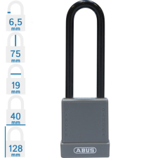 Abus 76/40HB75 LOTO munkavédelmi kizáró lakat - Szürke - 848339 lakat