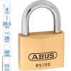 Abus A91 (CT5N) 85/50 KA lakat - Azonos zárlatú zárrendszer eleme