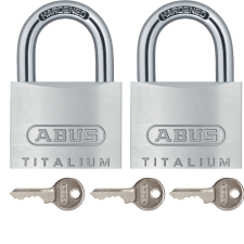 Abus LAKAT 2 DB 40MM, 3 KULCSOS, ALU lakat