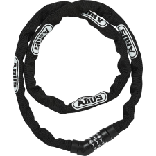 Abus láncos lakat számzárral Steel-O-Chain 4804C/110, fekete kerékpáros kerékpár és kerékpáros felszerelés