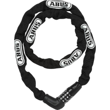 Abus láncos lakat számzárral Steel-O-Chain 5805C/110, fekete kerékpáros kerékpár és kerékpáros felszerelés