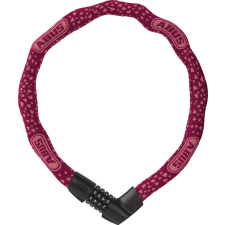 Abus láncos lakat számzárral Tresor 1385/75, cherry heart (6mm) kerékpáros kerékpár és kerékpáros felszerelés