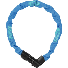Abus láncos lakat számzárral Tresor 1385/75, neon kék (6mm) kerékpáros kerékpár és kerékpáros felszerelés