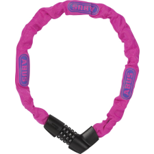 Abus láncos lakat számzárral Tresor 1385/75, neon pink (6mm) kerékpáros kerékpár és kerékpáros felszerelés