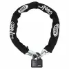 ABUS (Motorisé) Abus Granit 1,20 m láncos zár, 14 mm láncszem, 29x35 mm lakat (18 mm átmérő), SRA minősítés ABUS (Motorisé) Bicikli alkatrészek Kerékpáros kiegészítők Biciklizárak