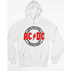  AC/DC fekete high voltage pulóver - egyedi mintás, 4 színben, 5 méretben