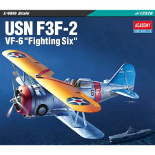 Academy amerikai haditengerészet F3F-2 vadászrepülőgép műanyag modell (1:48) (12326) helikopter és repülő