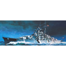 Academy Bismarck csatahajó műanyag modell (1:800) (14218) hajó