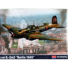 ACADEMY HOBBY MODELL KITS 1/48 IL-2m3 Berlin 1945 vadászgép modell makett