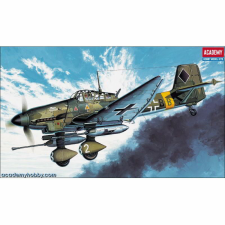 Academy Ju-87G Stuka vadászrepülőgép műanyag modell (1:72) (MA-12450) makett