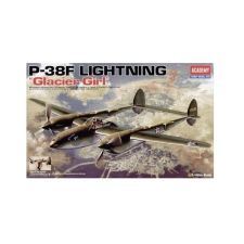 Academy P-38F Lighting Glacier Girl vadászrepülőgép műanyag modell (1:48) makett