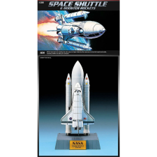 Academy Space Shuttle w/ Booster űrsikló műanyag modell (1:288) (MA-12707) autópálya és játékautó