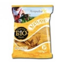 Acapulco bio tortilla chips natúr 125 g előétel és snack