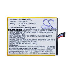  ACBPN25M02 Akkumulátor 2300 mAh mobiltelefon akkumulátor