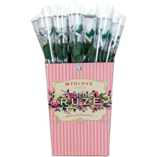 ACCENTRA Salsa Szappan Rózsa 1 × 5 g száron fehér kozmetikai ajándékcsomag