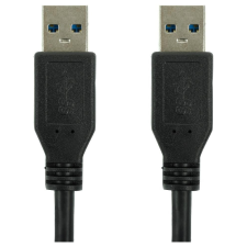 Accura ACC2268 USB-A apa - USB-A apa 3.0 Adat és töltő kábel - Fekete (1m) (ACC2268) kábel és adapter