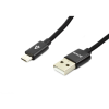 Accura ACC2289 USB Type-A apa - MicroUSB apa Adat és töltő kábel - Fekete (1.5m) (ACC2289)