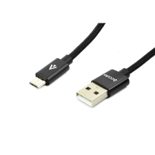 Accura ACC2289 USB Type-A apa - MicroUSB apa Adat és töltő kábel - Fekete (1.5m) (ACC2289) kábel és adapter