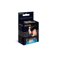 Accura (HP No. 301XL CH563EE) Tintapatron - Fekete (AC-H301BXL RE) nyomtatópatron & toner