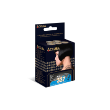 Accura (HP No. 337 C9364EE) Tintapatron - Fekete (AC-H337B RE) nyomtatópatron & toner