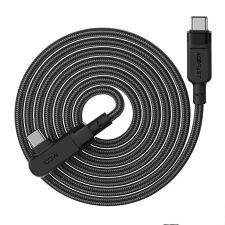 AceFast C5-03 USB-C apa - USB-C apa Adat- és töltőkábel - Fekete (2m) kábel és adapter