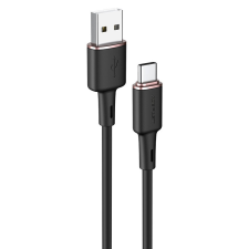 AceFast USB kábel - USB type-c 1,2 m, 3A fekete (C2-04 fekete) kábel és adapter