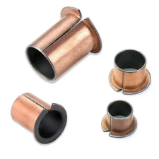  Acél karimás SF-1F persely, bronz bevonatolt, önkenő csapágy 18-12x10x12mm kisháztartási gépek kiegészítői