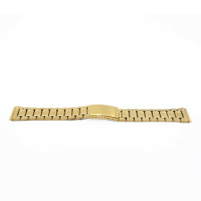  Acél karóra csat, békazáras, arany színű, 20 mm óraszíj