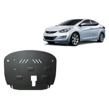  Acél motor, kapcsolószekrény védőlemez Hyundai Elantra 2  - (2011-2016) karosszéria elem