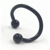  Acél S alakú piercing